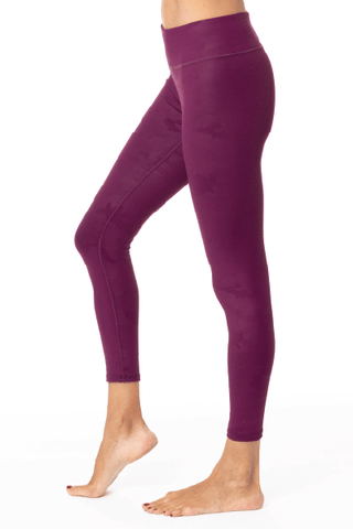 Sangria Burgundy Yoga Pants
