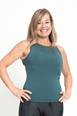 Tally Tank Top, Teal (Vie Active)