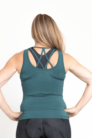 Tally Tank Top, Teal (Vie Active)