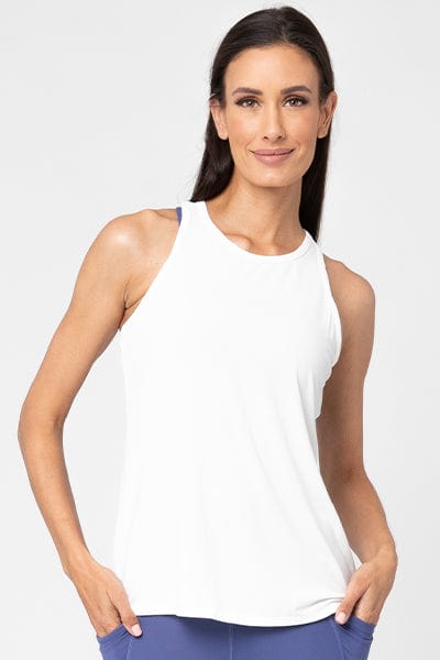 Katie Muscle Tank, Ivory (Vie Active)