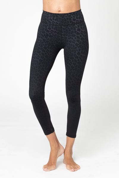 Rockell 7/8 Legging, Charcoal Leopard Ombre (Vie Active) - Vie Active