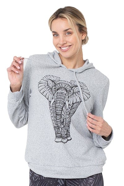 Elephant Graphic Hoodie, Grey (LA Soul)